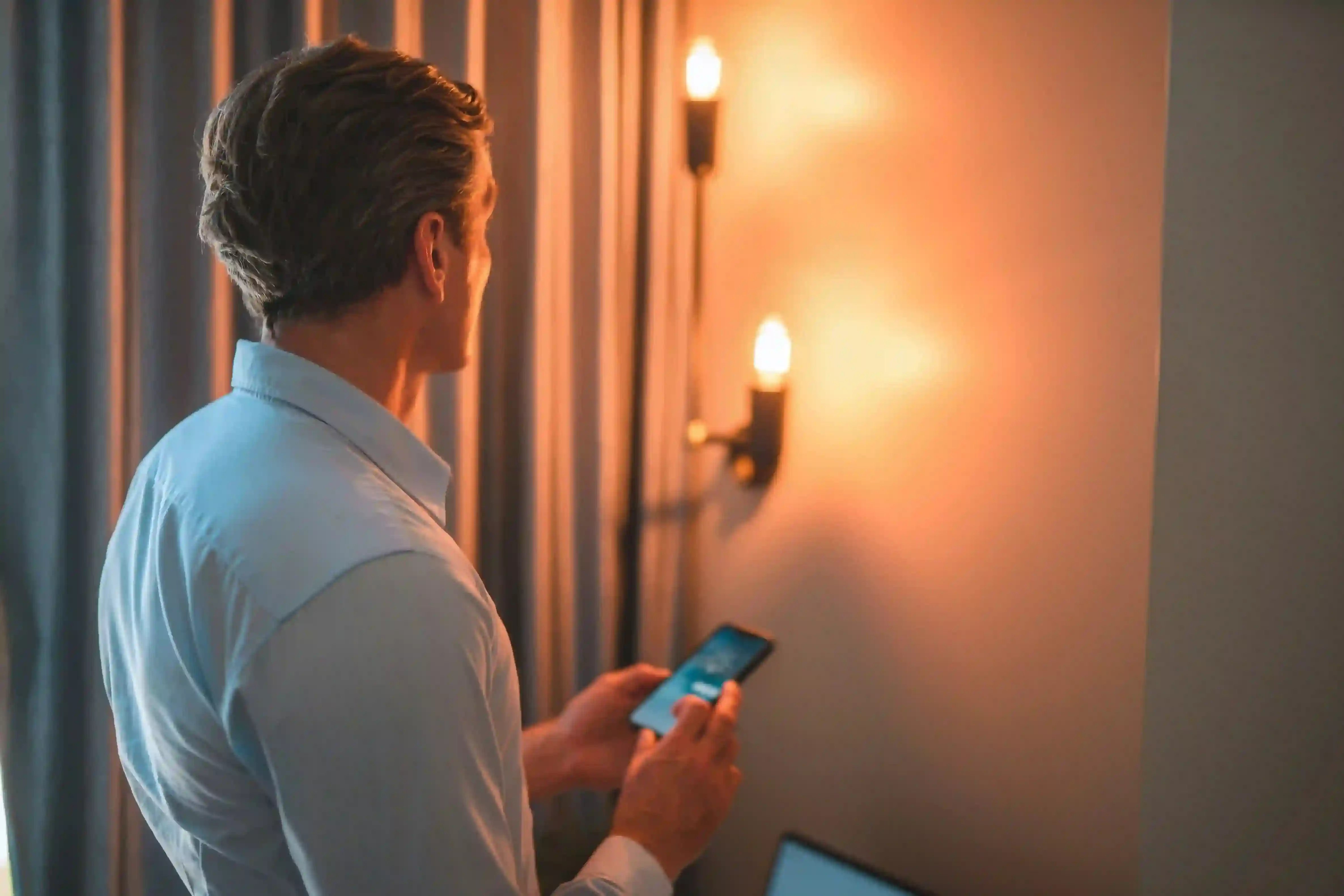 Pilotage de l’alarme depuis l’application mobile sur smartphone