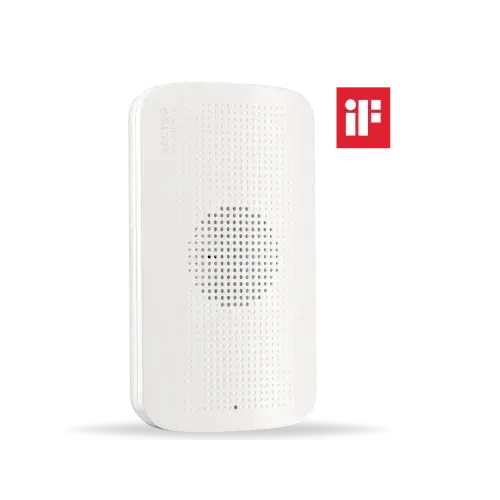 Unité électronique design faisant partie d’un système d’alarme